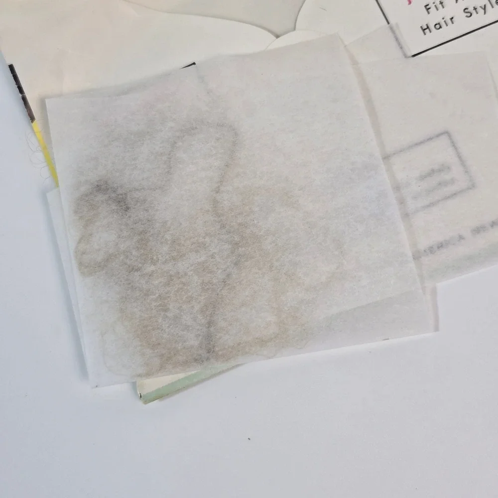 Vintage Jac-o-net De Luxe Invisible Hair Net Blonde Nylon Made in England No 159